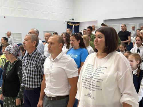 Әйшә авыл җирлегендә махсус хәрби операциядә катнашучыларга багышланган мемориал такта ачу тантанасы