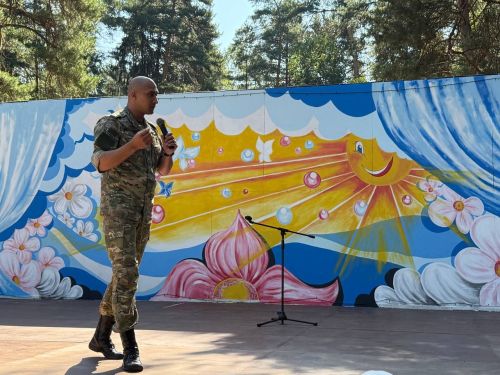 Ильинка авыл җирлегендә Россия Герое Рәсим Рәшид улы Баксиков белән очрашу