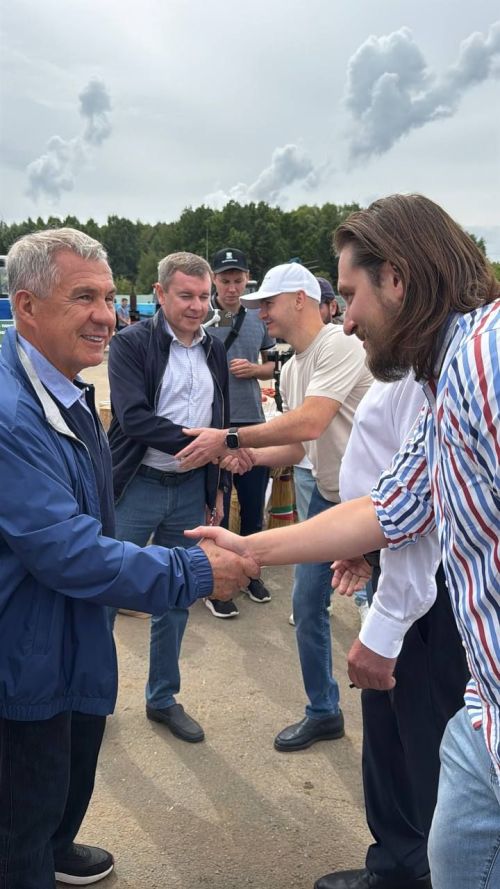 Рөстәм Миңнехановның Яшел Үзән районы Олы Яке авыл җирлегенә сәфәре
