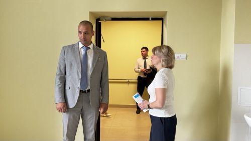 Яшел Үзәнгә министр Эльмира Зарипова һәм Россия Герое Рәсим Баксиковның сәфәре