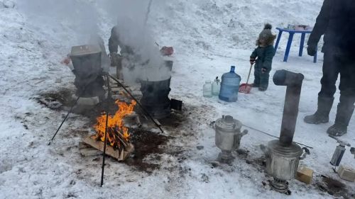 Түбән Урысбага авылында бүген Кышкы сабантуй - балык тоту бәйгесе