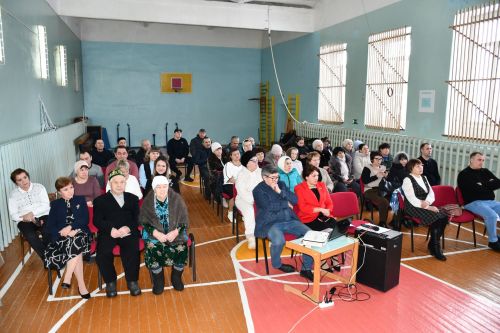 Акъегет авыл җирлегендә хисап сессиясе
