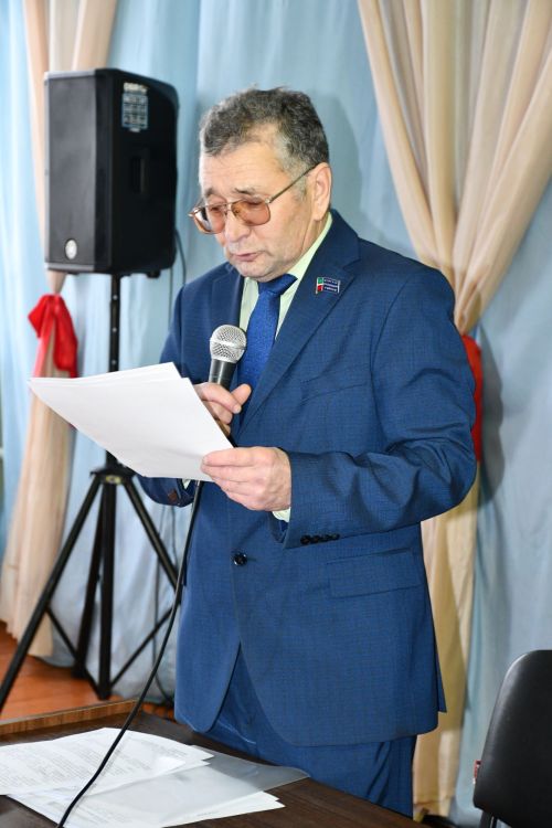 Акъегет авыл җирлегендә хисап сессиясе