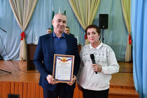 Акъегет авыл җирлегендә хисап сессиясе