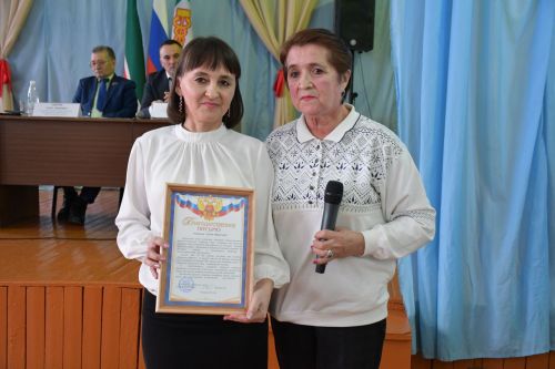 Акъегет авыл җирлегендә хисап сессиясе