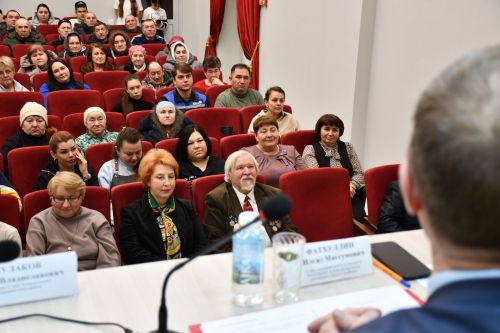 Бишнә авыл җирлегендә хисап сессиясе