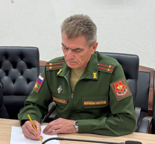 Михаил Афанасьев махсус хәрби операциядә катнашучы Еременко Вера Вениаминовна белән очрашты