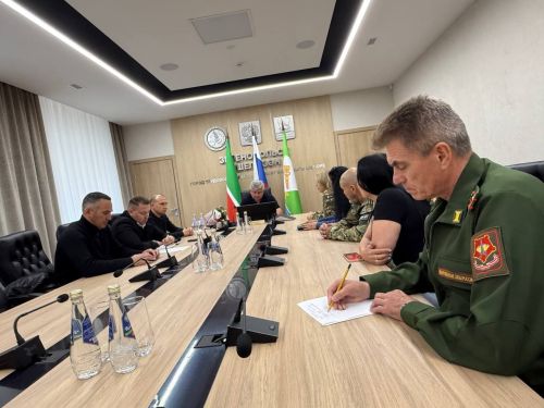 Михаил Афанасьев махсус хәрби операциядә катнашучы Еременко Вера Вениаминовна белән очрашты