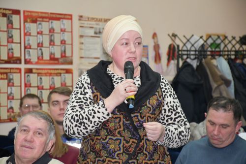 Олы Карагуҗа авылында хисап сессиясе