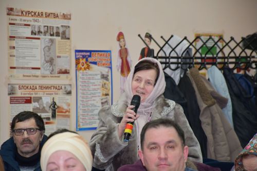 Олы Карагуҗа авылында хисап сессиясе