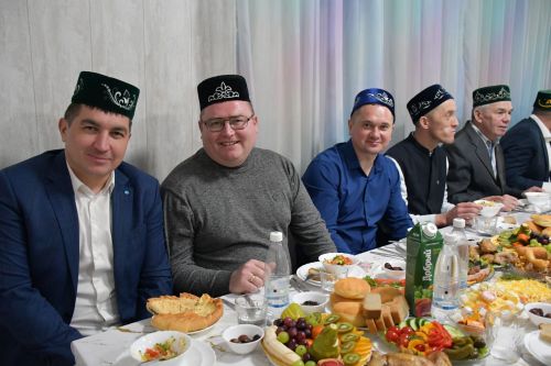 Бакырчы авылының «Суфия» мәчетендә ифтар мәҗлесе