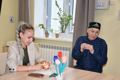 "Игелек йорты"нда кунакта