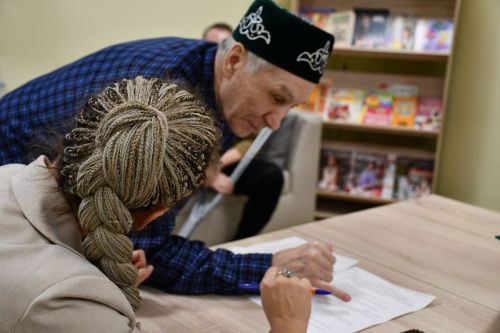 "Игелек йорты"нда кунакта