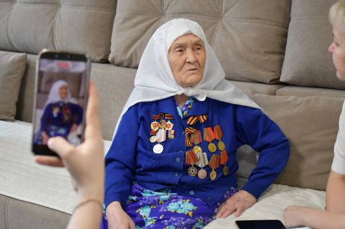Тыл ветераннары белән очрашу