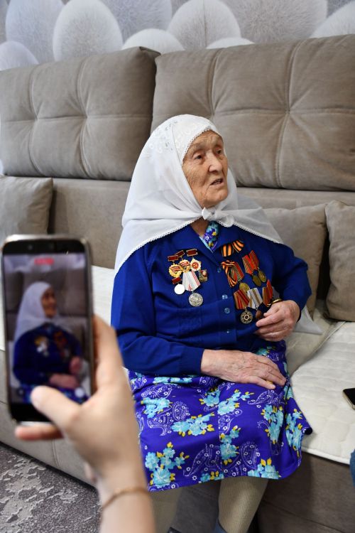 Тыл ветераннары белән очрашу