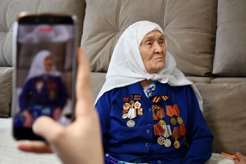 Тыл ветераннары белән очрашу