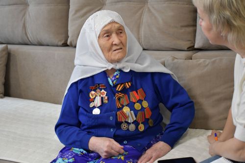 Тыл ветераннары белән очрашу