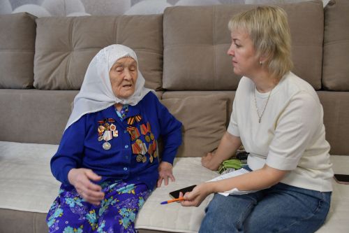 Тыл ветераннары белән очрашу