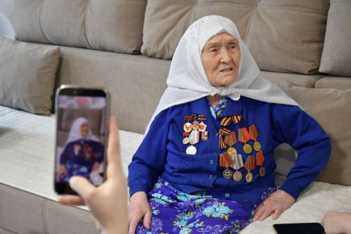 Тыл ветераннары белән очрашу