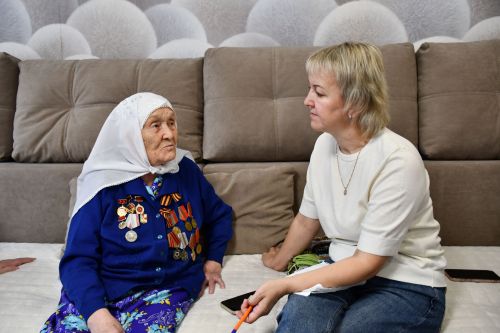 Тыл ветераннары белән очрашу