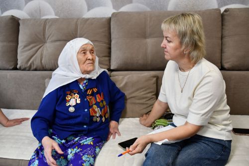 Тыл ветераннары белән очрашу