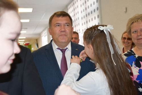 Ломоносов исемендәге 18нче лицейда соңгы кыңгырау