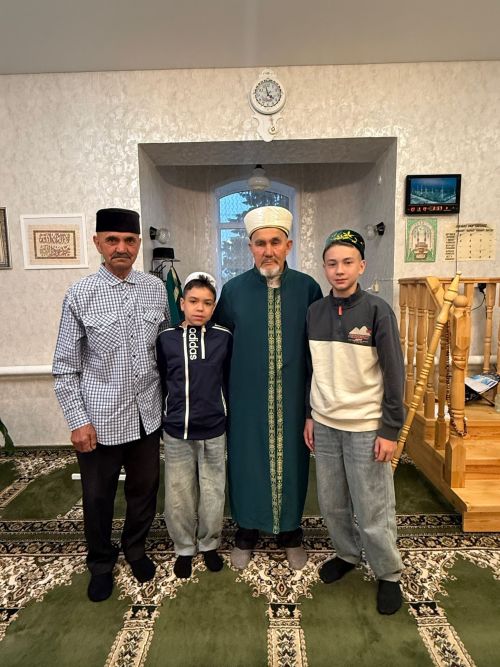 Татар Танае авылы мәчетендә Корбан гаете намазы