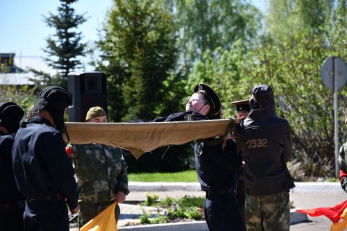 А.М.Горький исемендәге заводта Җиңү бәйрәменә багышланган митинг