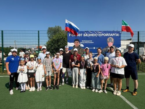 Татар Танае авылында батыр истәлегенә футбол турниры узды
