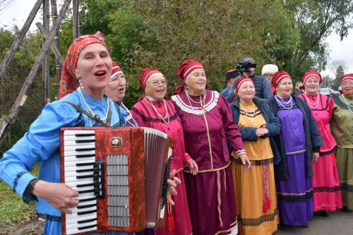 Рус Әҗәле авылында яңа мемориаль зона ачылышы