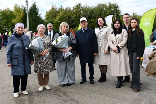Рус Әҗәле авылында яңа мемориаль зона ачылышы