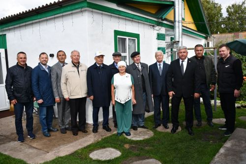 Рус Әҗәле авылында яңа мемориаль зона ачылышы