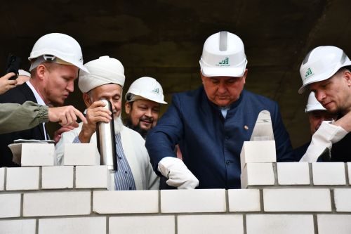 Каюм Насыйри исемендәге рухи-агарту үзәгенә кирпеч салу