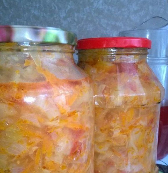 Кышка томалап пешергән кәбестә