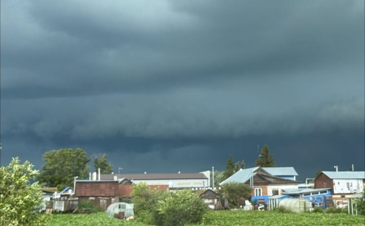 Васильево бистәсендәге йортны яшен суккан