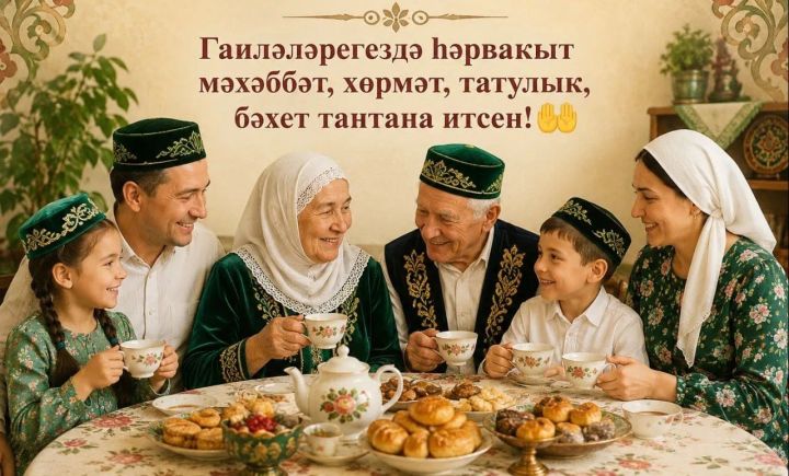Гаиләң өчен түккән көчең - садаканың из зурысы