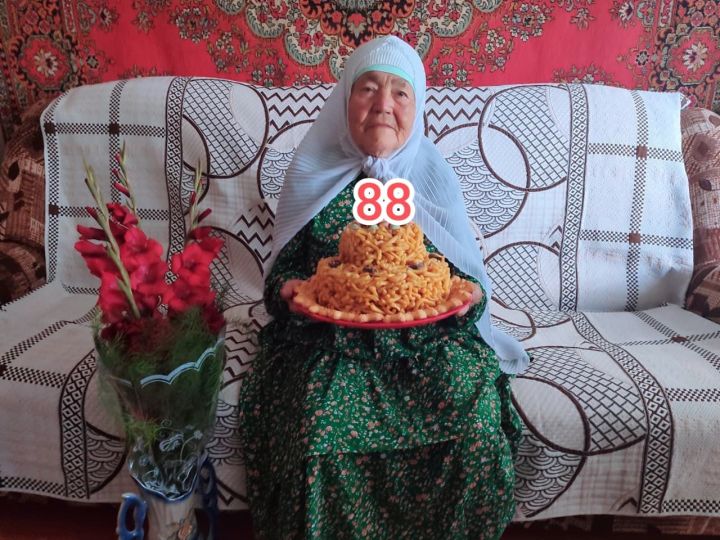 Норлат авылында яшәүче Фәния Закир кызы Ганиеваны 88 яшьлек гомер бәйрәме белән ихластан котлыйбыз