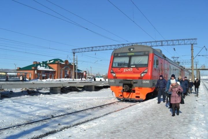 28 декабрьдән Казан - Свияжск электричкасы яңа расписание буенча йөриячәк