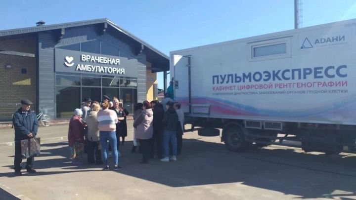 Күчмә флюорографик җайланма Кызыл Яр авылында эшләде, бүген Әйшәдә булачак