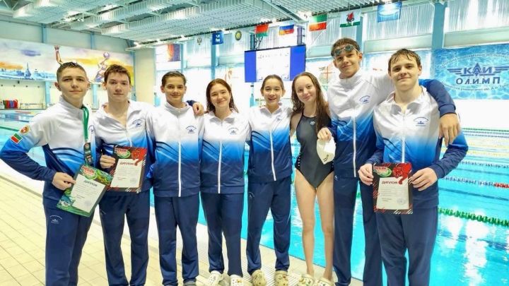 5нче спорт мәктәбе тәрбияләнүчеләре - йөзү буенча республика ярышлары җиңүчесе
