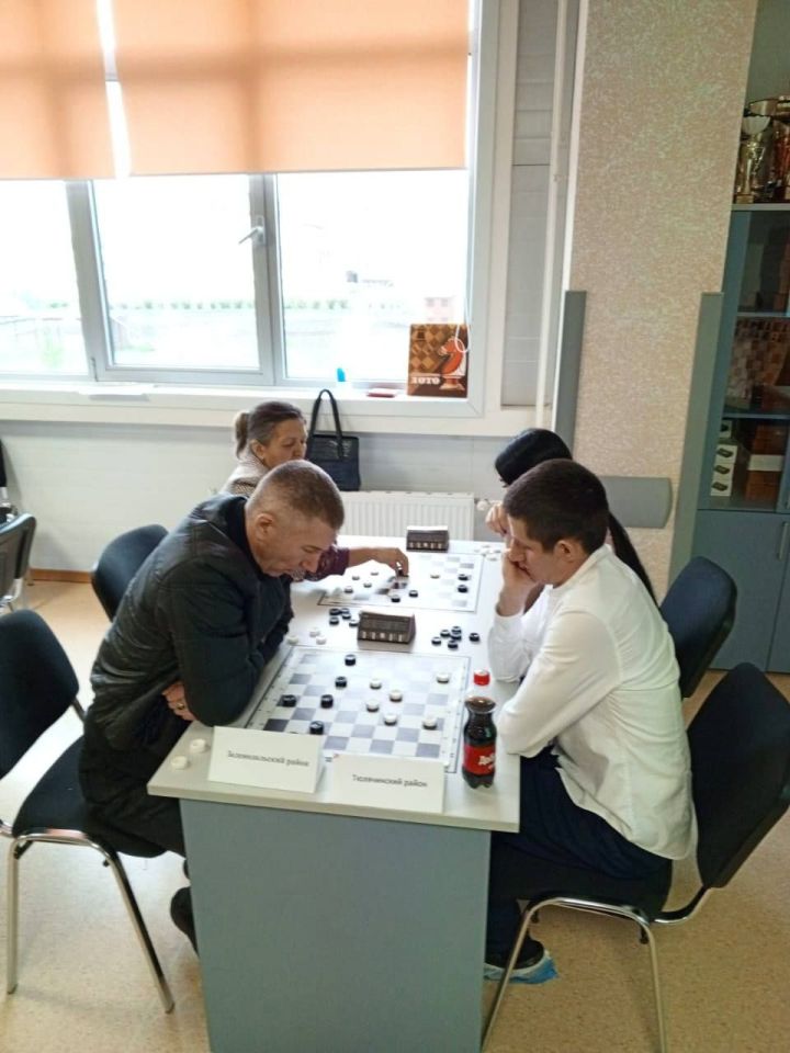 Яшел Үзән районы командасы шашка буенча Татарстан Республикасы беренчелегенең бронза призеры булды