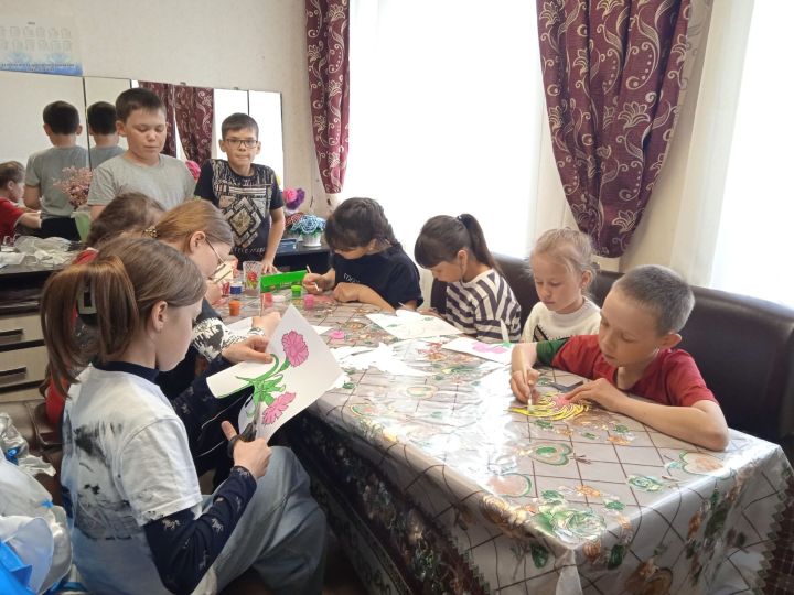Бакырчы авылы мәдәният йорты «Җиңү тәрәзәләре» Бөтенроссия патриотик акциясенә кушылды