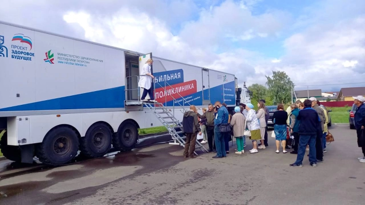 Карамалы Тауда мобиль поликлиника эшли башлады