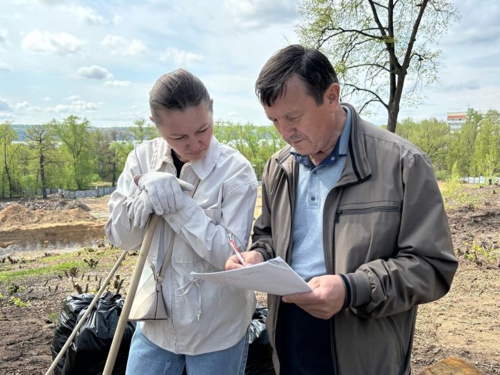 Шәһәребезнең Җиңү паркында Бөтенроссия өмәсе узды
