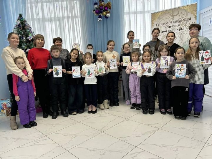 Яңа ел каникуллары вакытында Татар Танае мәдәният йортында балалар өчен иҗади остаханә ишекләрен ачты