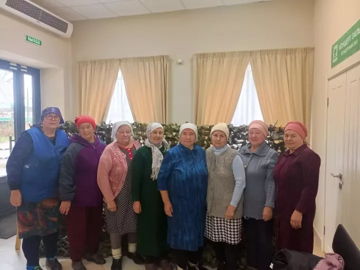 Уразлы мәдәният йортында маскировка челтәрләре үрү дәвам итә
